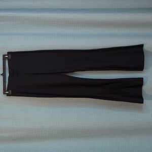 EUC Sz S black 🐒 Business polyester elastane  flared jazz dance pants 👯‍♂️